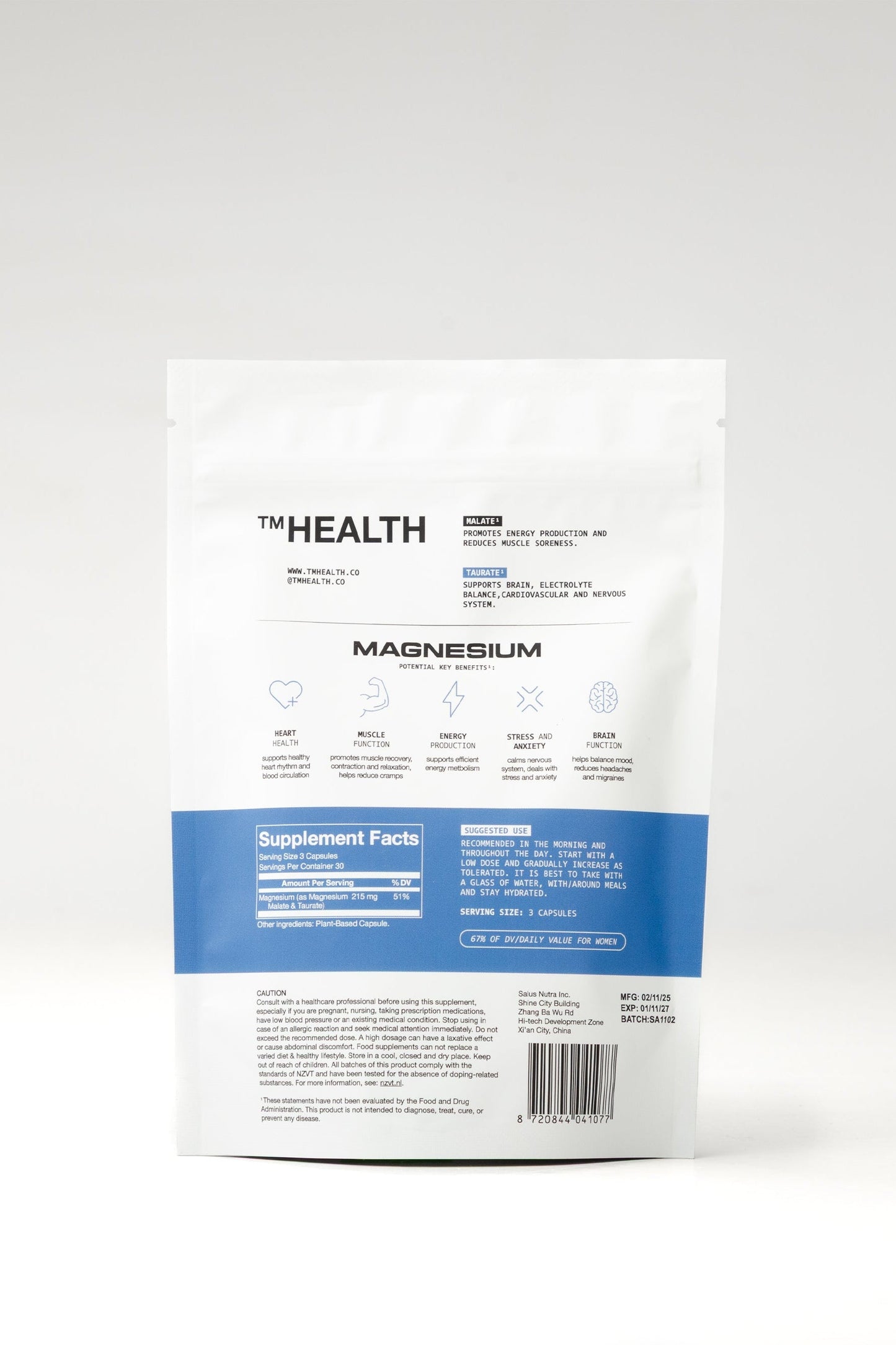 Magnesium Malate & Taurate